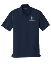 Load image into Gallery viewer, The Citadel, Marching Bulldog, UV Micro-Mesh Polo - Navy
