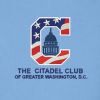 Load image into Gallery viewer, The Citadel, Alumni Club, Greater Washington, D.C., UV Micro-Mesh Polo- Carolina Blue
