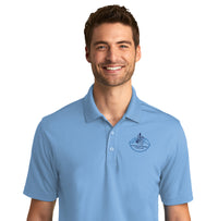 Load image into Gallery viewer, The Citadel, Alumni Club, Northwest Georgia,  UV Micro-Mesh Polo- Carolina Blue
