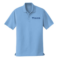 Load image into Gallery viewer, The Citadel, Customizable (Your Year), Port Authority® Dry Zone® UV Micro-Mesh Polo - Carolina Blue

