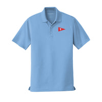 Load image into Gallery viewer, The Citadel Burgee, Club Sports - Sailing, UV Micro-Mesh Polo - Carolina Blue
