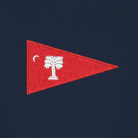 Load image into Gallery viewer, The Citadel Burgee, Club Sports - Sailing, UV Micro-Mesh Polo - Navy
