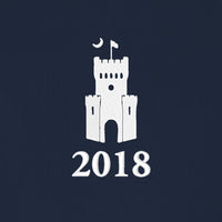 Load image into Gallery viewer, The Citadel, Class Of 2018, Barracks, UV Micro-Mesh Tipped Polo-Navy
