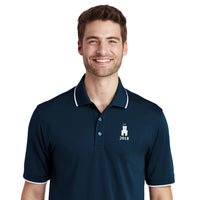 Load image into Gallery viewer, The Citadel, Class Of 2018, Barracks, UV Micro-Mesh Tipped Polo-Navy

