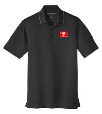 Load image into Gallery viewer, The Citadel, Citadel Club, Summerville, UV Micro-Mesh Tipped Polo - Black
