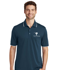 Load image into Gallery viewer, The Citadel, Big Red logo, UV Micro-Mesh Tipped Polo - Navy

