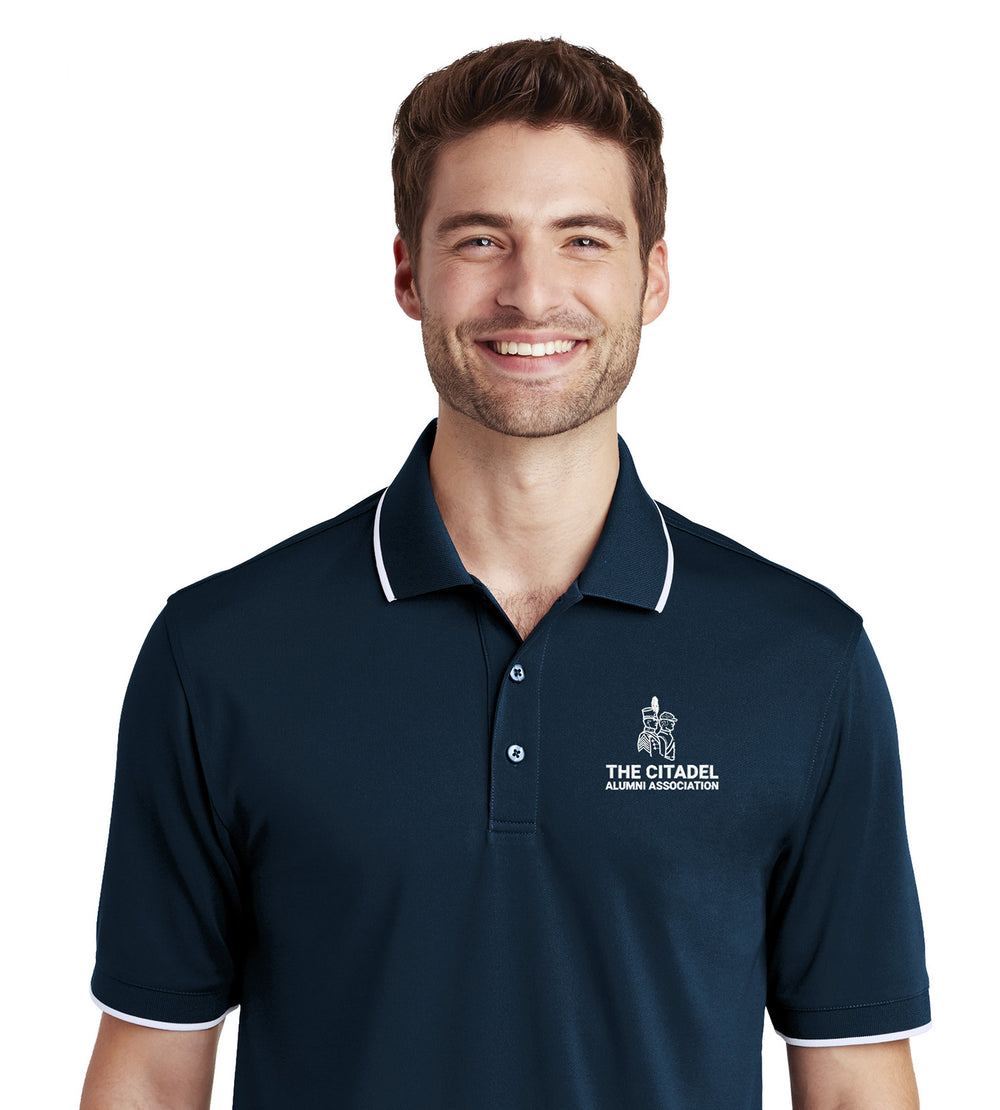 The Citadel Alumni Association UV Micro-Mesh Tipped Polo