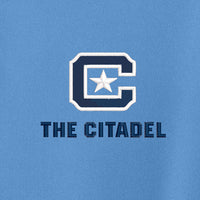Load image into Gallery viewer, The Citadel, C Star,  Silk Touch™ Performance Polo - Light Blue
