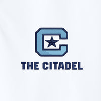Load image into Gallery viewer, The Citadel, C Star,  Silk Touch™ Performance Polo - White
