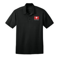 Load image into Gallery viewer, The Citadel, Big Red Flag,  Silk Touch™ Performance Polo - Black
