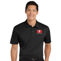 Load image into Gallery viewer, TLK540_The Citadel, Big Red Flag,  Silk Touch™ Performance Polo - Black
