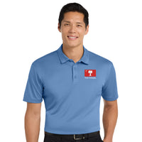 Load image into Gallery viewer, The Citadel, Big Red Flag,  Silk Touch™ Performance Polo - Carolina Blue 
