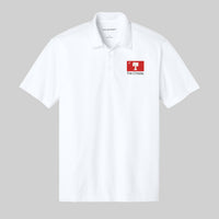 Load image into Gallery viewer, The Citadel, Big Red Flag,  Silk Touch™ Performance Polo - White
