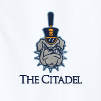 Load image into Gallery viewer, The Citadel, Spike,  Silk Touch™ Performance Polo - White

