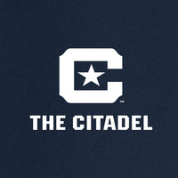 Load image into Gallery viewer, The Citadel, Raised C Star Logo, Double Knit 1/4-Zip Vest - Navy
