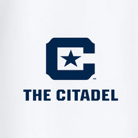 Load image into Gallery viewer, The Citadel, Raised C Star Logo, Double Knit 1/4-Zip Vest - White

