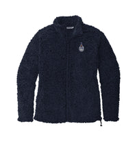 Load image into Gallery viewer, The Citadel, Spike, Navy Ladies Cozy Fleece, Full Zip Jacket- Navy

