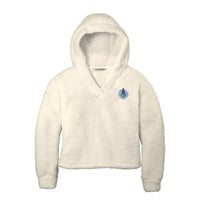 Load image into Gallery viewer, The Citadel, Bulldogs, Spike, Ladies Cozy Fleece Embroidered Hoodie- marshmallow
