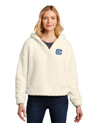 Load image into Gallery viewer, The Citadel C, Ladies Cozy Fleece Embroidered Hoodie
