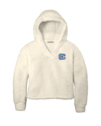 Load image into Gallery viewer, The Citadel C, Ladies Cozy Fleece Embroidered Hoodie
