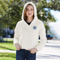 Load image into Gallery viewer, The Citadel C, Ladies Cozy Fleece Hoodie
