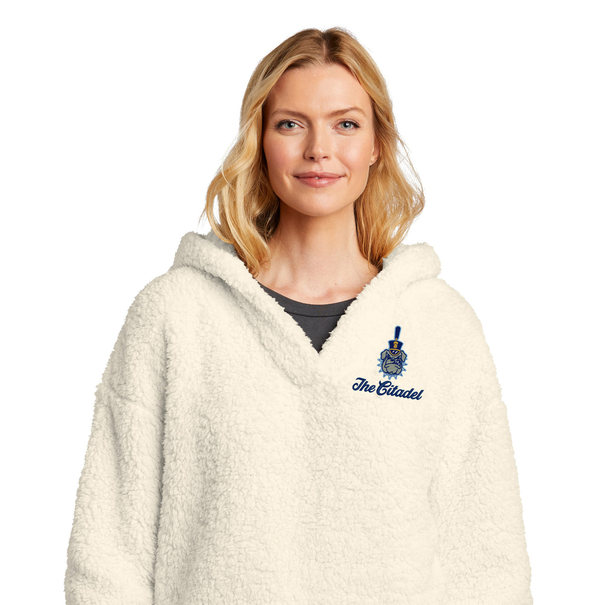 The Citadel, Spike, Ladies Cozy Fleece Hoodie