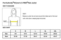 Load image into Gallery viewer, The Citadel, Club Sport - Jiu Jitsu, Women Port Authority® C-FREE® Rain Jacket - Size Chart

