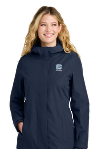 Load image into Gallery viewer, The Citadel, C Star, Club Sport - Scuba, Women Port Authority® C-FREE® Rain Jacket - Navy
