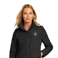 Load image into Gallery viewer, The Citadel, Spike, Port Authority® Women's Puffer Jacket - Black
