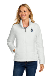 Load image into Gallery viewer, The Citadel, Spike, Port Authority® Women's Puffer Jacket - Marshmallow
