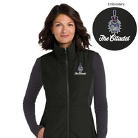 Load image into Gallery viewer, The Citadel Spike, Black Ladies Collective Insulated Vest- Black
