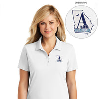 Load image into Gallery viewer, The Citadel, Atlanta Citadel Club Ladies Dry Zone® UV Micro-Mesh Polo- White
