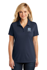 Load image into Gallery viewer, The Citadel C, Club Sport-Fencing, Ladies UV Micro-Mesh Polo-Navy
