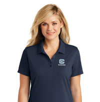 Load image into Gallery viewer, The Citadel, C Star, Club Sports-Running,  Port Authority® Ladies Dry Zone® UV Micro-Mesh Polo- Navy
