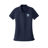 Load image into Gallery viewer, The Citadel, C Star, Club Sports-Golf  Port Authority® Ladies Dry Zone® UV Micro-Mesh Polo- Navy
