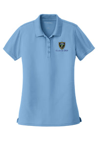 Load image into Gallery viewer, The Citadel, Shield, Class of 2024, Port Authority® Ladies Dry Zone® UV Micro-Mesh Polo Shirt- Carolina Blue
