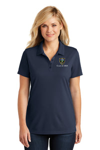 Load image into Gallery viewer, The Citadel, Shield, Class of 2024, Port Authority® Ladies Dry Zone® UV Micro-Mesh Polo Shirt- Navy
