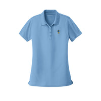 Load image into Gallery viewer, The Citadel, C Star, Spike the Golfer, Port Authority® Ladies Dry Zone® UV Micro-Mesh Polo - Carolina Blue
