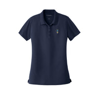 Load image into Gallery viewer, The Citadel, C Star, Spike the Golfer, Port Authority® Ladies Dry Zone® UV Micro-Mesh Polo - Navy

