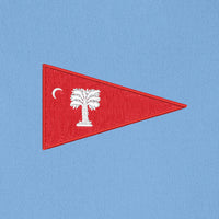 Load image into Gallery viewer, The Citadel Burgee, Club Sport-Sailing, Ladies UV Micro-Mesh Polo-  Carolina Blue
