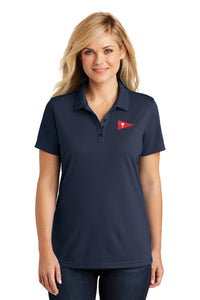 Load image into Gallery viewer, The Citadel Burgee, Club Sport-Sailing, Ladies UV Micro-Mesh Polo- Navy
