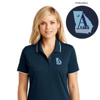 Load image into Gallery viewer, The Citadel, Atlanta Citadel Club, Port Authority® Ladies Dry Zone® UV Micro-Mesh Tipped Polo
