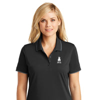 Load image into Gallery viewer, The Citadel, Class Of 2018, Barracks,  Ladies Dry Zone® UV Micro-Mesh Tipped Polo- Black
