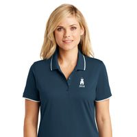 Load image into Gallery viewer, The Citadel, Class Of 2018, Barracks,  Ladies Dry Zone® UV Micro-Mesh Tipped Polo- Navy
