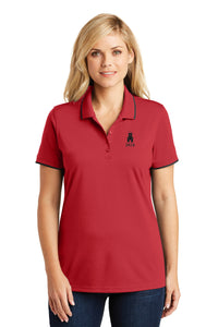 Load image into Gallery viewer, The Citadel, Class Of 2018, Barracks,  Ladies Dry Zone® UV Micro-Mesh Tipped Polo- Red

