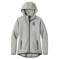 Load image into Gallery viewer, The Citadel, Spike, Embroidered Logo, Women’s Phenom Full-Zip Hoodie - Athletic Heather
