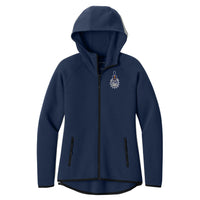 Load image into Gallery viewer, The Citadel, Spike, Embroidered Logo, Women’s Phenom Full-Zip Hoodie - Navy
