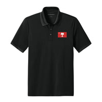 Load image into Gallery viewer, The Citadel, Big Red Flag, Mercer+Mettle® Everyday Performance Polo - Black
