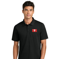 Load image into Gallery viewer, The Citadel, Big Red Flag, Mercer+Mettle® Everyday Performance Polo - Black
