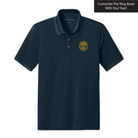 Load image into Gallery viewer, The Citadel, Customizable (Your Year) Embroidered Ring Bezel Design, Mercer+Mettle® Everyday Performance Polo - Navy

